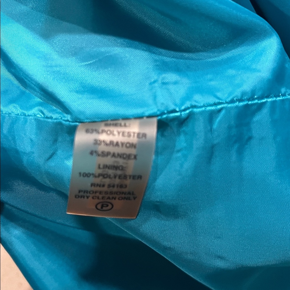Calvin Klein Turquoise Sleeveless Dress - Picture 9 of 9